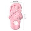 Dog Molar Supplies Dog Chew Toy Slippers Shape Tooth Cleaning Massage Point Toothpaste Pet Toothbrush Molar Pet Toy