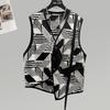 Women's V-Neck Contrast Stitch Vest