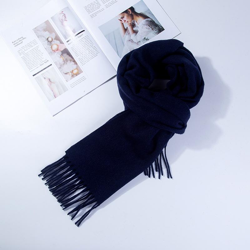 Wełniany zimowy szalik dla kobiet szaliki dla dorosłych szaliki dla pań moda kaszmirowy poncho otulacz