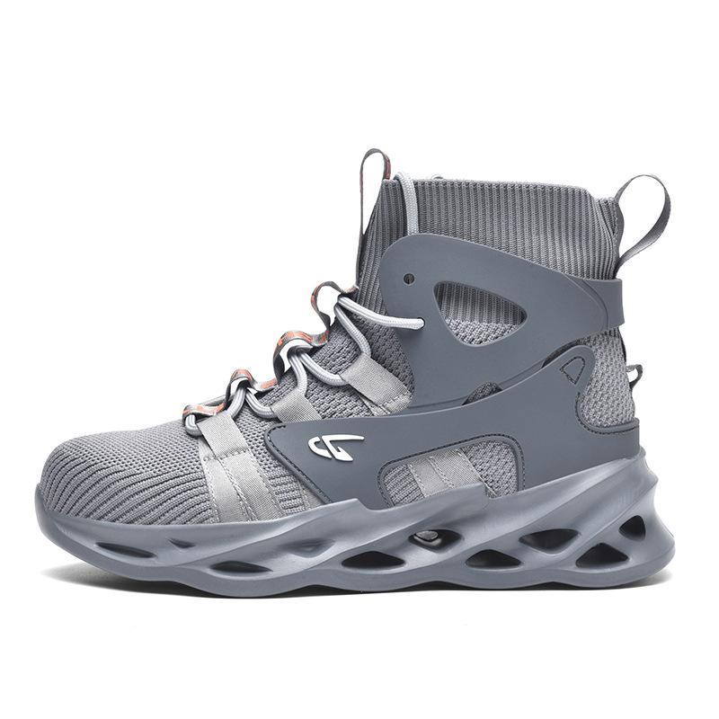 

Labor insurance shoes Ultra-clear and fashionable high-end anti-smashing and anti-piercing casual breathable and wear-resistant high-top labor insuran 47