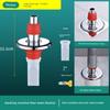 Washing Machine Drain Pipe Three-Way Connector for Floor Drain, Anti-Odor and Anti-Insect Bathroom Diverter, One-To-Two Splitter