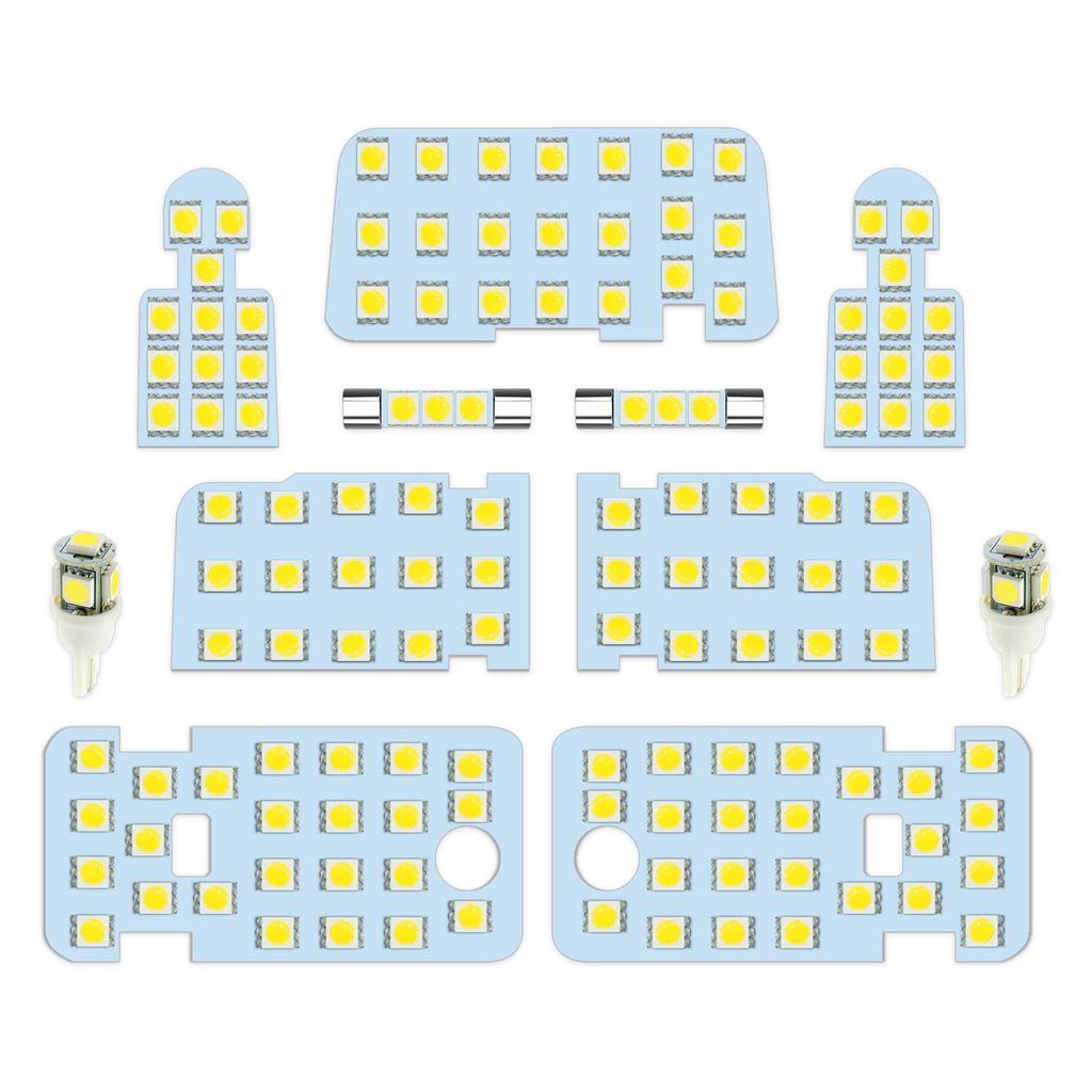 ZXREEK LED Interior Light Kit for Mitsubishi Delica D5 CV1W (2019–, Facelift) 6000K, 139-SMD, Vehicle-Specific Set
