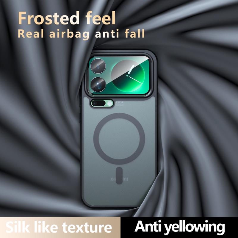 For Xiaomi 17 Pro Max 17 Pro Case Shockproof Magnetic Matte PC+TPU Anti-fingerprint Translucent Cover for Xiaomi Mi 17