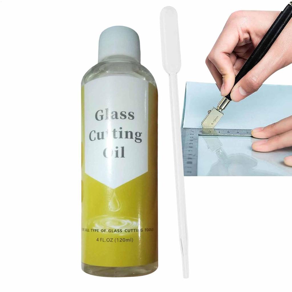 120ml Cutting Oil For Stained Glass Cutter Oil For Glass Drill Bit Easy To Use Multipurpose Mirrors Cutting Tool Fluid