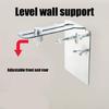 Easy Installation Level Support Wall Mounted Level Bracket Stainless Positioning Rack Multifunctional Level Wall Bracket
