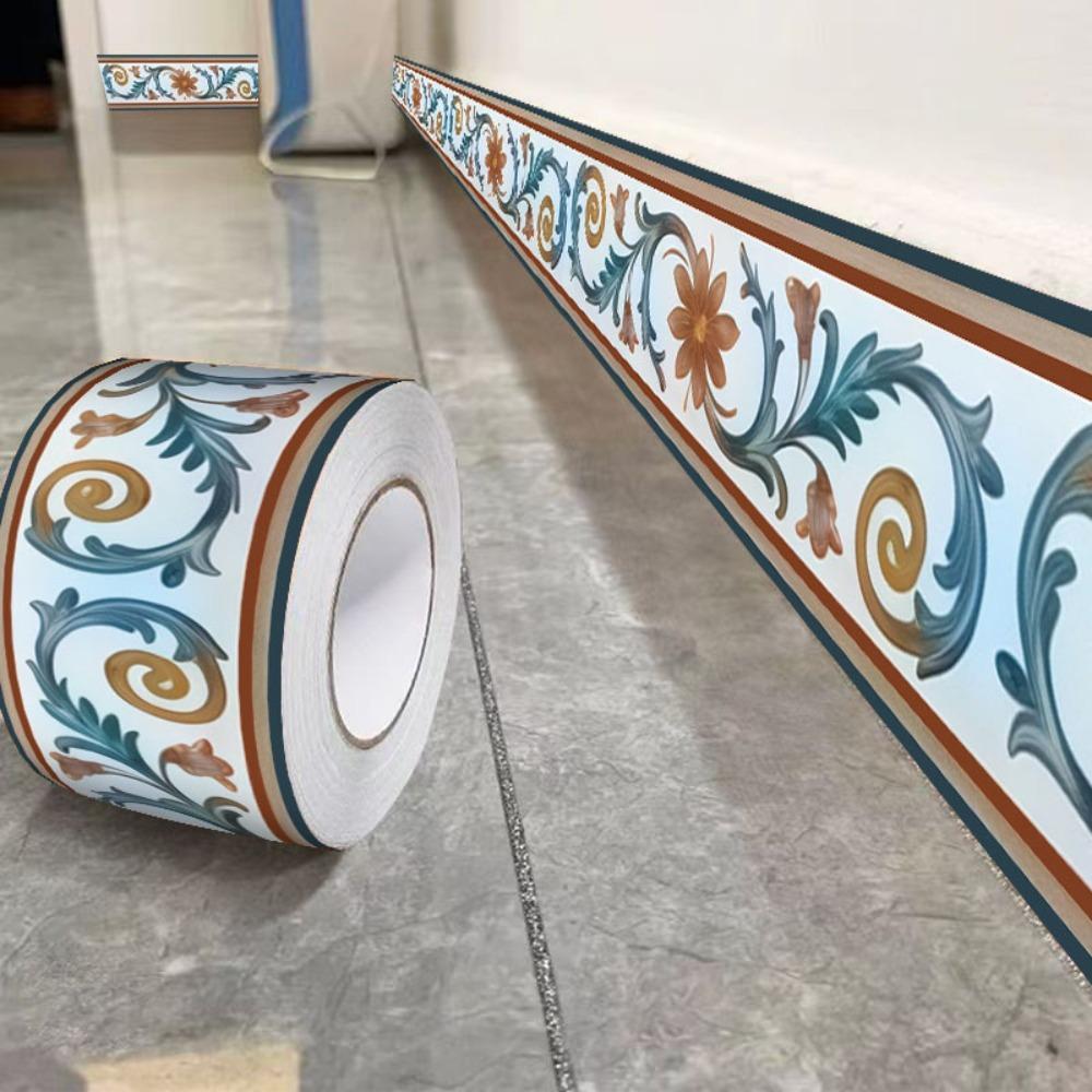 Samolepicí soklová lišta na zeď Zesílená samolepka na zeď DIY Lišta Obývací pokoj