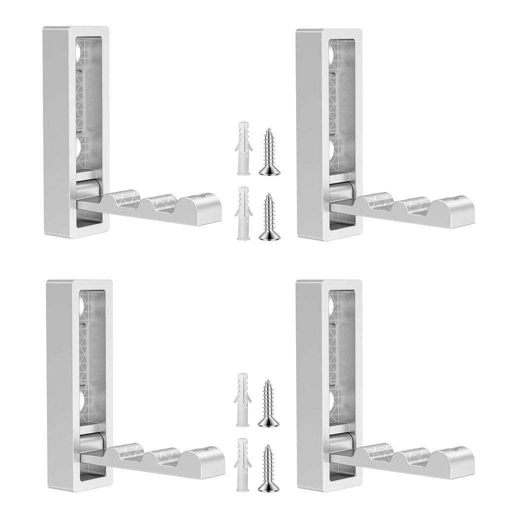 Heavy-Duty Folding Coat Hooks Zinc Alloy Retractable Hook Wall Mounted Bathroom Kitchen Clothes Hook 90° Folding Clothes Hanger