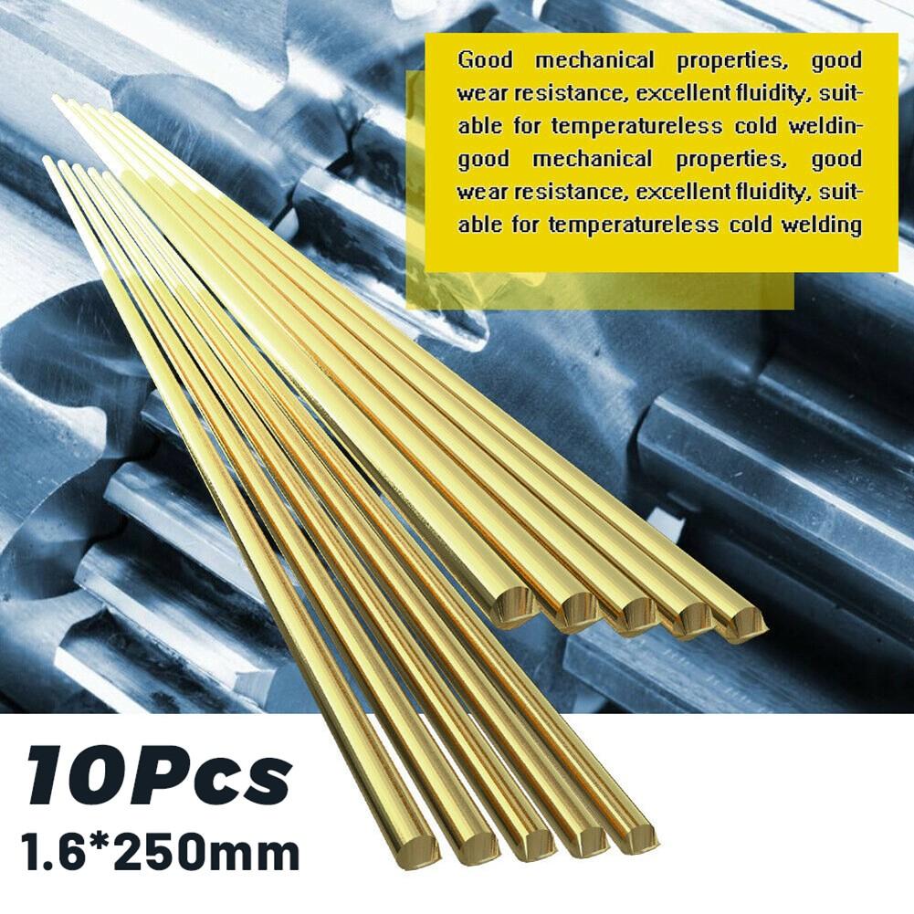 Brazing Soldering Brass Rods Brass Welding Rod 10 PC