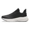 Anta Cushioning, Wear Resistant Low top Long Distance Running Sprint Running Shoes Men's Black White 112415522-11