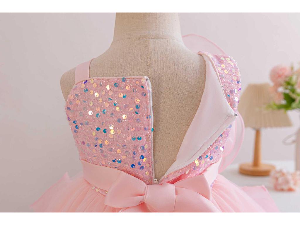 Girls' Princess Dress for Piano Performance and Special Occasions