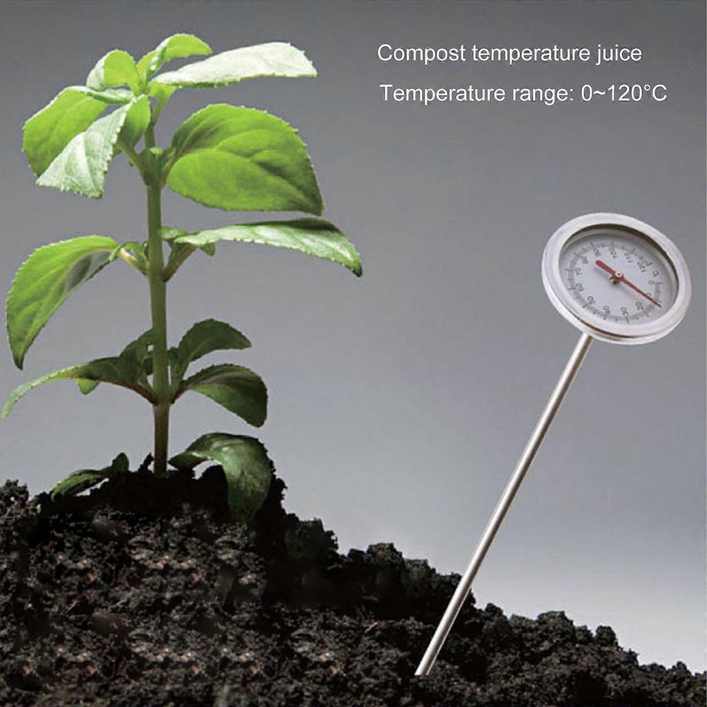 Fast Response Tester Soil Thermometers Temperature Monitors Accurate Compost Soil Tester for Garden Measuring Probe