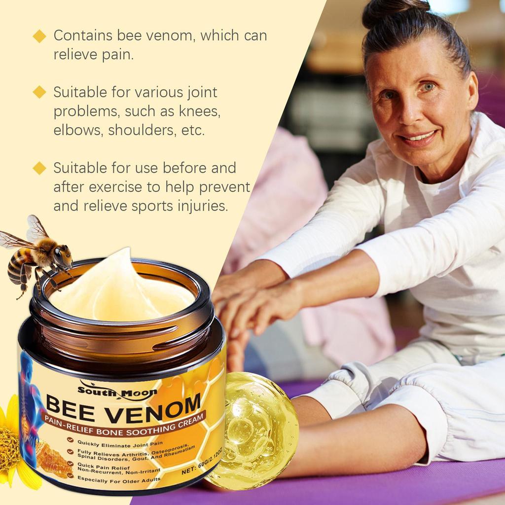 Bee Venom Pain Cream Bone Ache Relief Plaster Therapy Arthritis Inflammation Repair Synovitis Shoulder Muscle Soreness Ointment