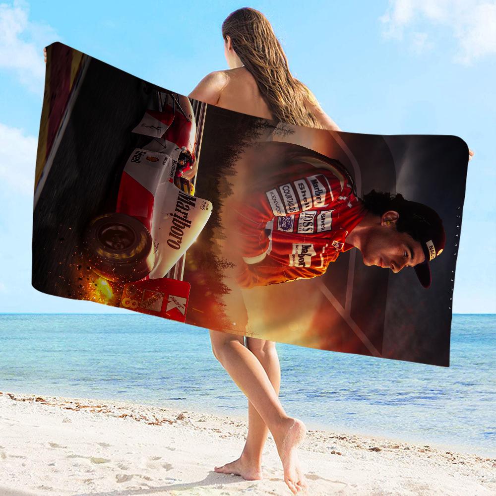 Racing Car F1 Pattern Towel Microfiber Beach Towel Absorbent Quick Dry Soft Yoga Swimming Resort Mountain Climbing Towel