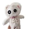 Skeleton Cat Cyberpunk Led Face Plush Animal Stylable Fur Design Home Creative