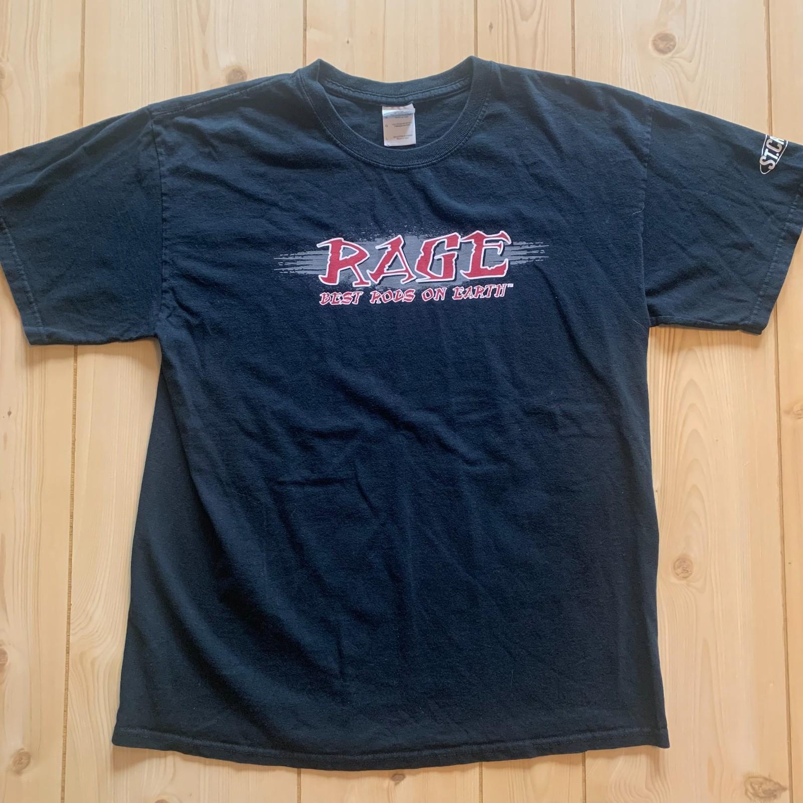 St. Croix Fishing Rod Rage Best Rods On Earth Graphic T-Shirt Size XL XLarge Unisex T-Shirt XXL