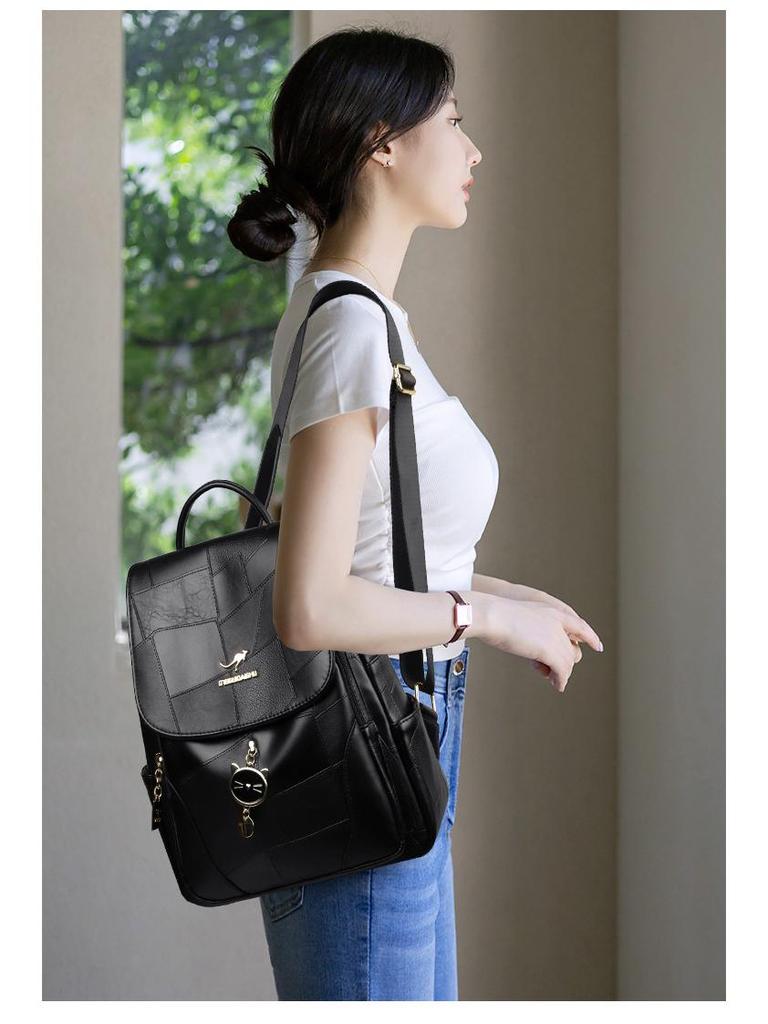 2024 Women's Trendy Patchwork Travel Backpack