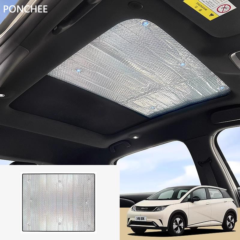 For BYD Dolphin 2023-2024 Dolphin Panoramic Skylight Shade Shade Panel Silver Sunblock and Heat Shield Auto Supplies
