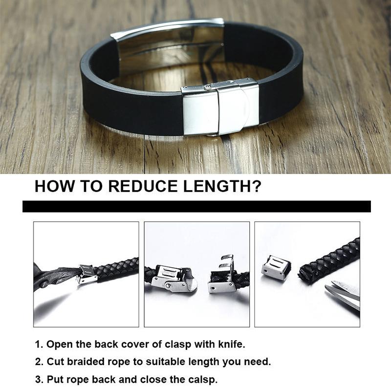 Vnox Russian Germany Latin Assorted Version Bible Verse Bracelets for Men The Lords Prayer Quotes Christian Prayer Cross Bangle