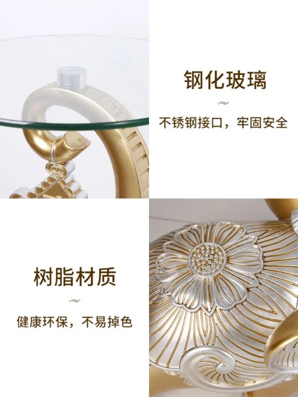 Home Dector Elephant Statue Floor Storage Housewarming Gifts Living Room Home Side Decoration TV Cabinet Tea Table LargeOrnament