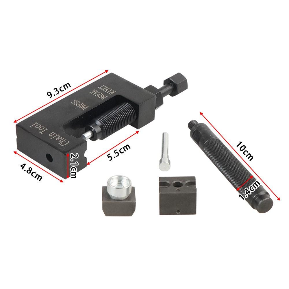 08-0470 Motorcycle Chain Breaker Repair Tool Set Motorbike Chain Splitter Breaker Riveting Tool For 520 525 530 ATV