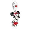 Danturn 925 Silber Charms Verhedderter Mickey Minnie Mulan Anhänger für Frauen Schmuckherstellung Armbänder Halskette