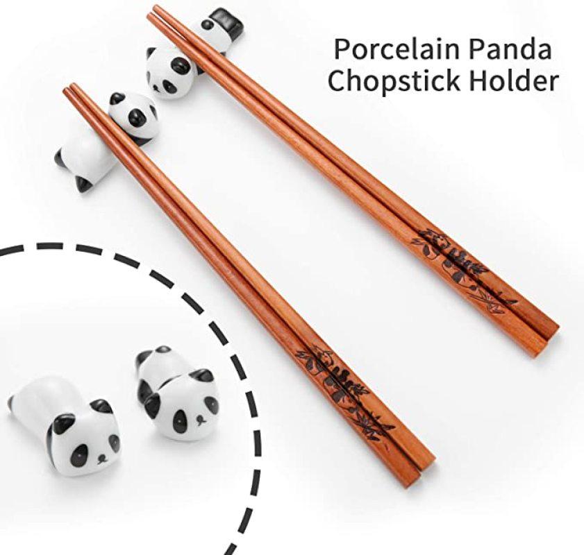 10 Paar Bambus Panda Essstäbchen wiederverwendbare Geschirr Essen Essstäbchen 10 Paar Bambus Panda Essstäbchen wiederverwendbare Geschirr Essen Essstäbchen