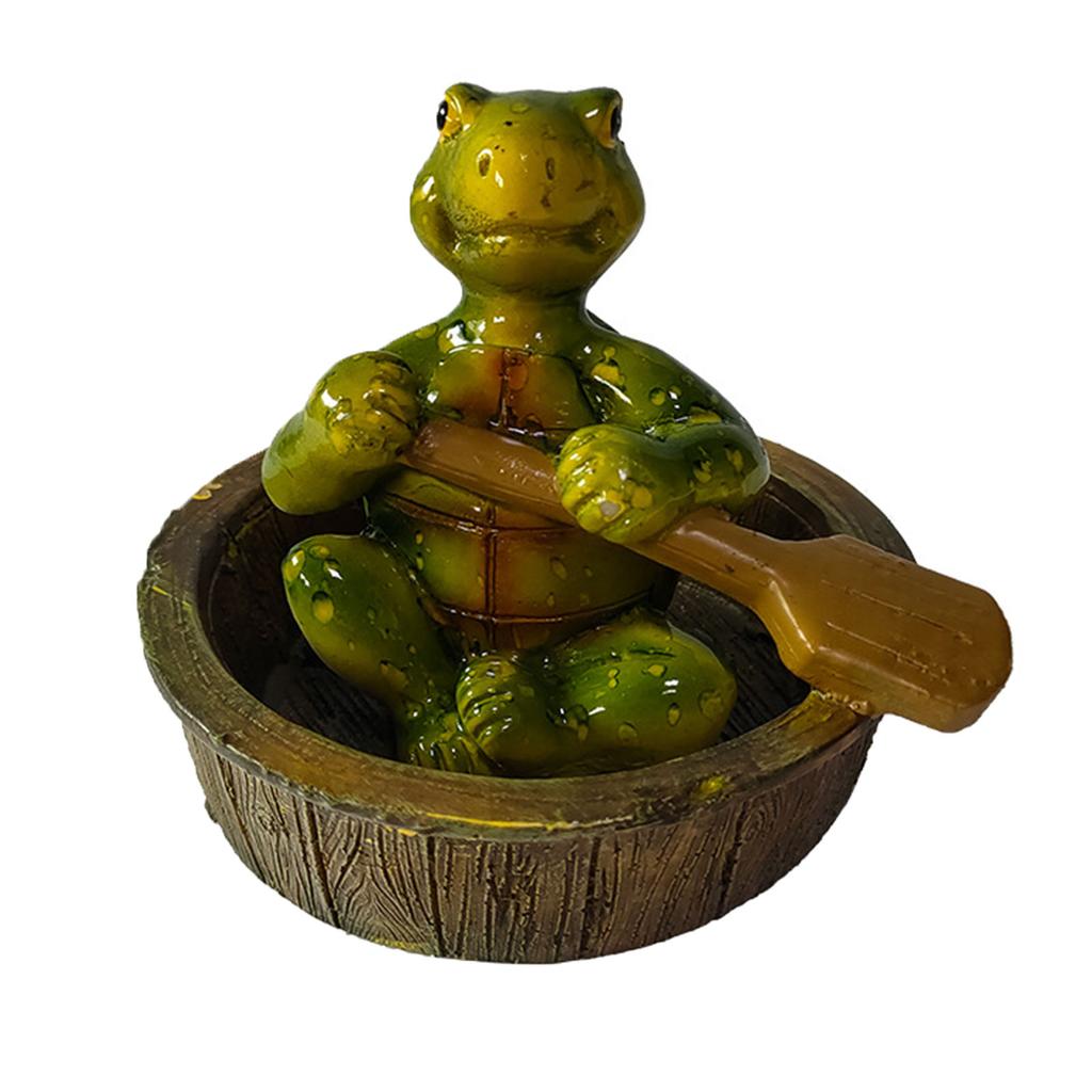 Garden courtyard water fun floating ornament pool simulation animal decoration pond frog series 14 * 13 * 9.5cm