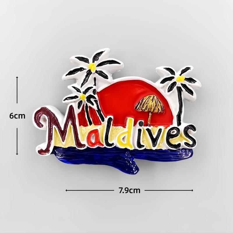

Maldives Fridge Stickers Beach Travel Souvenirs Sea Turtle Fridge Magnets Home Decor Weddig Gifts