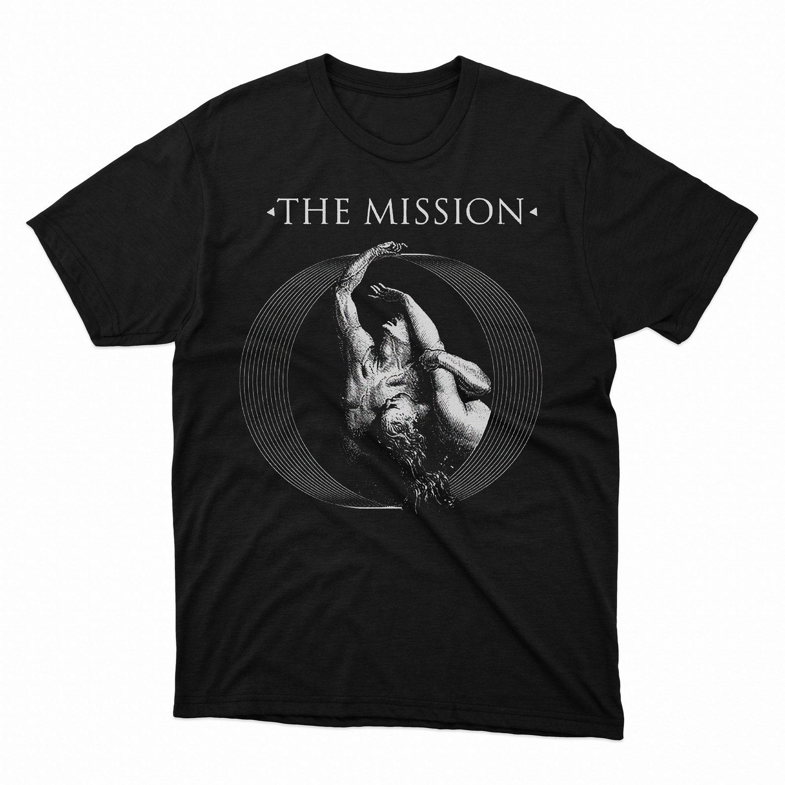 The Mission Band Shirt Retro Darkwave Post Punk T shirt Underground Tee S