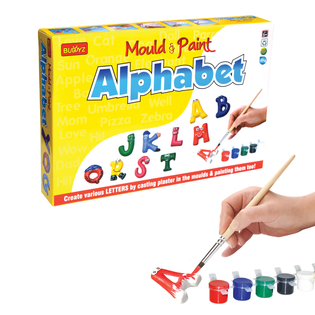 BUDDYZ Mould & Paint-Алфавит One Size — фото 4