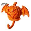 No Drill Wall Hook Devil Pumpkin Bat Hook Halloween No-Drill Adhesive
