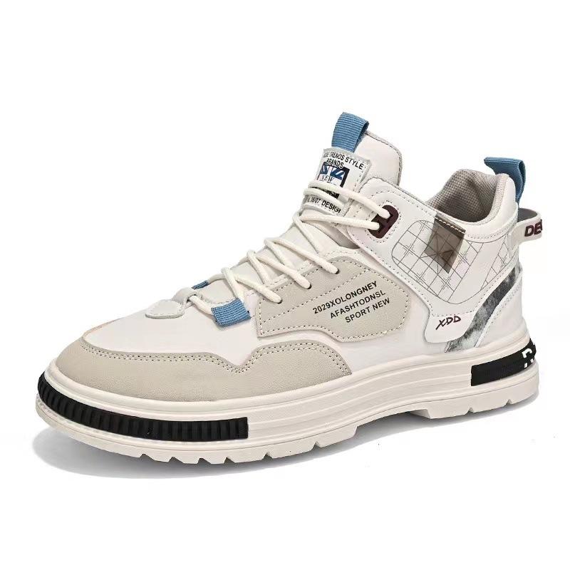 Spring and autumn men's shoes 2025 new sports and leisure student small whiteboard shoes men's height-increasing boys' dad trendy shoes