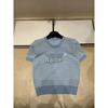2026 Women's Summer Signature Stripe Knit Top – Casual, Versatile, Age-Reducing, Round Neck, Short Sleeve