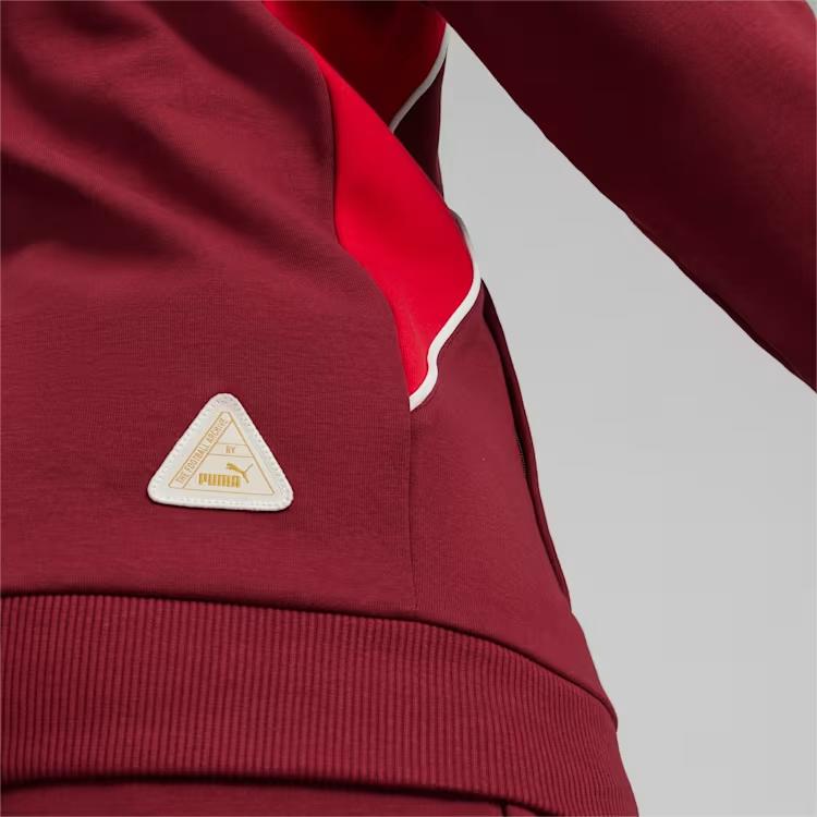Puma Ac Milan Ftblarchive Track Jacket Comfortable Simple Retro Sports Stand Collar Jacket Men Jackets Imperial-Red 774034-05
