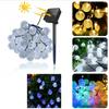 5020 Crystal Led Balls 8 Modes Outdoor Solar Powered String Lights Garden Decor