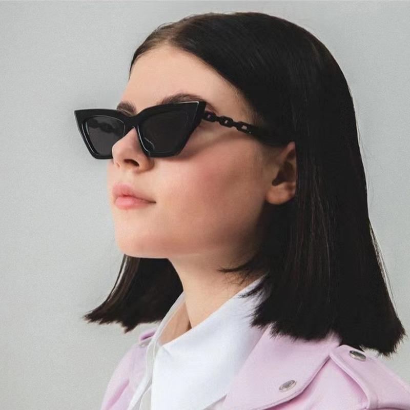 Lunettes de soleil rétro tendance pour femmes Lunettes de soleil œil de chat pour femmes Lunettes de soleil de luxe de designer Lunettes UV400