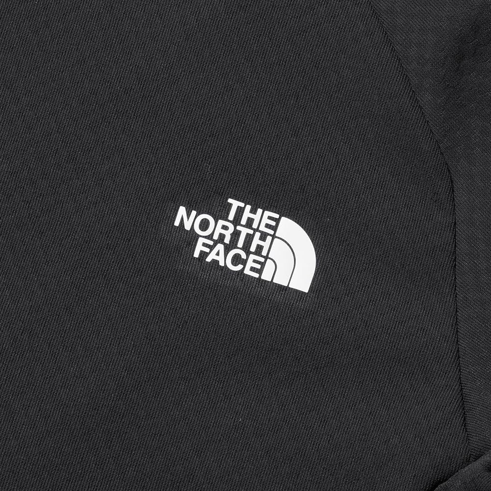 North Curl Side Grid Hoodie Unisex Warm Breathable Quick Dry Black WS [The Face]
