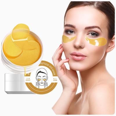 Eye Patch Women's Skin Care Products Stay Up Late To Repair Eye Bags Dark Circles Under The Eyes Snake Venom Peptide Gold Eye Mask