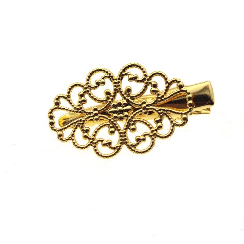 2pcs/lot 20x36mm Copper Hair Claws Accessories for Women Hair Clips Findings Prong Alligator Hairpin for DIY Hair Jewelry Making