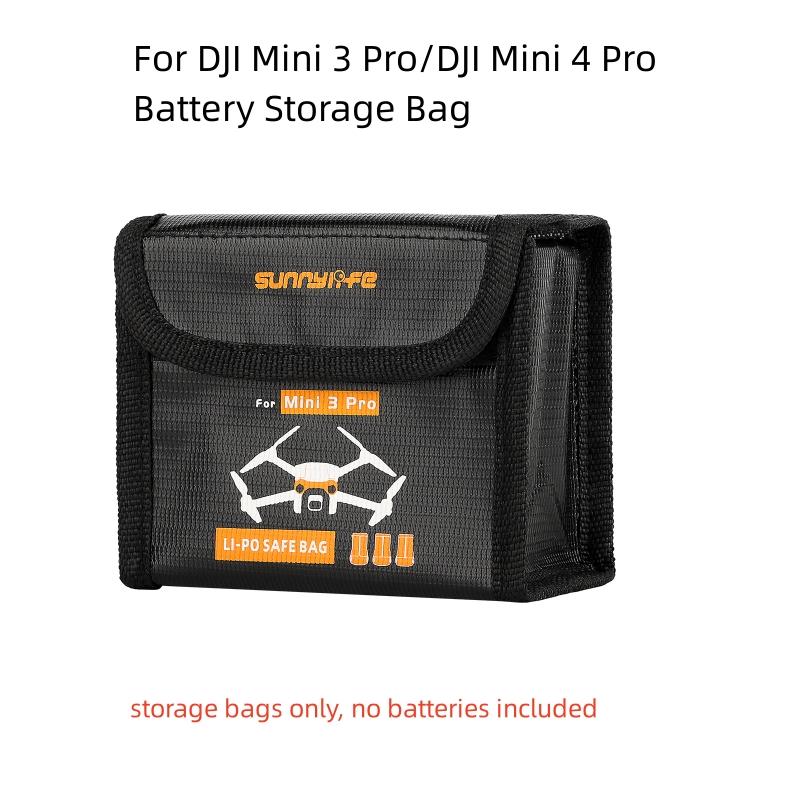For DJI Mini 4 PRO Drone Body Remote Control Earthquake Protective Storage Bag And Landing Gear Propeller Holder Fixing Accessor