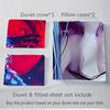 3Pcs Fantasy Cyberpunk Character Bedding Sets For All Sizes New 3D Printed Bed Cover Comforter Duvet Cover Pillowcase Bedroom Decoration