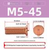 PT-M3M4M5M6M8 Copper-Plated Carbon Steel Projection Weld Studs and Screws