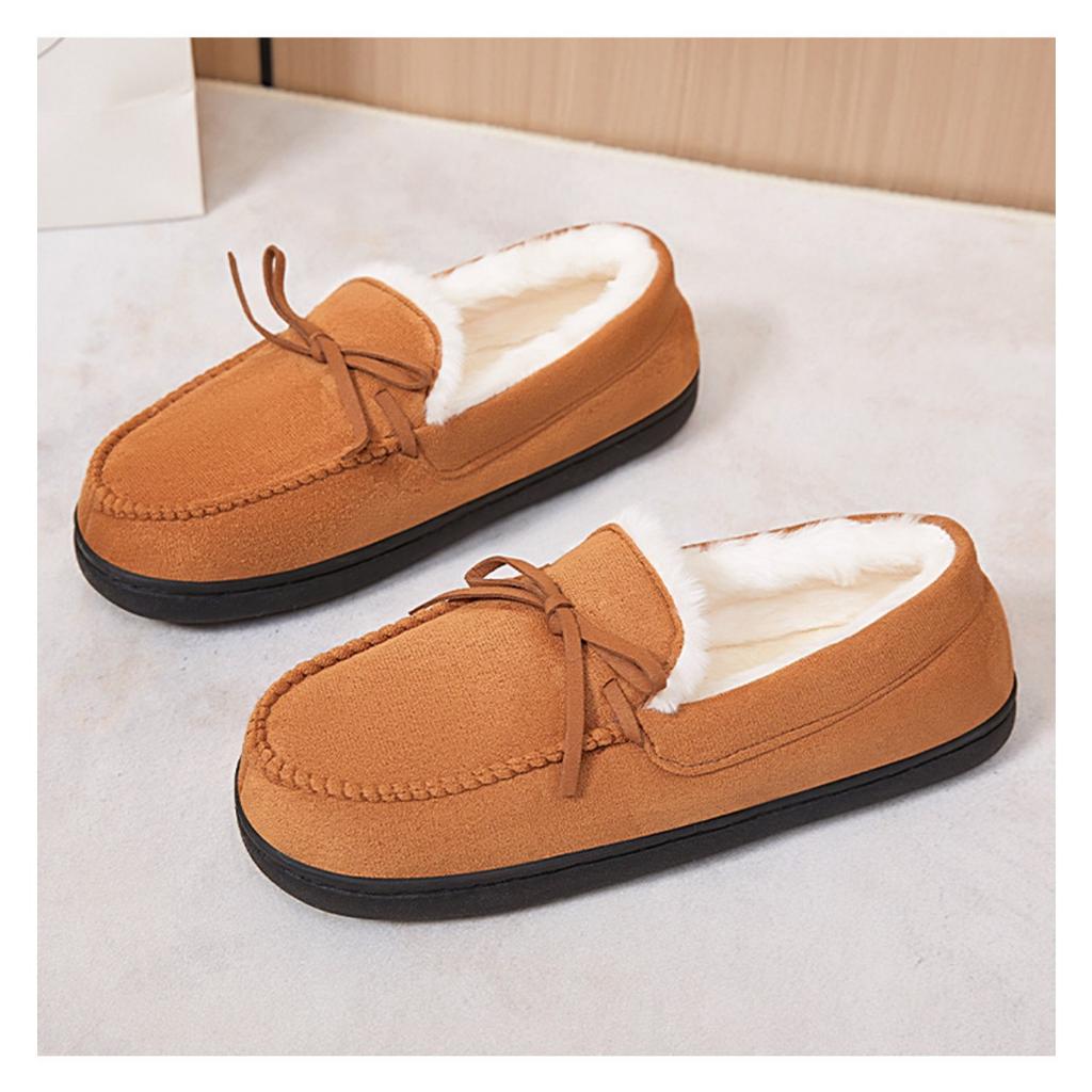 Women's Winter New Shoes with Plush and Thick Cotton Boots, Wearing Snow Boots for Warmth, Slippers, and Home Short Boots