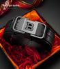 Eck Kangaroo Men's Toothless Automatic Buckle Crocodile Pattern Formal Belt