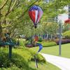 Colorful Hot Air Balloon Sequin Windmill Spinner - Outdoor Garden Decoration