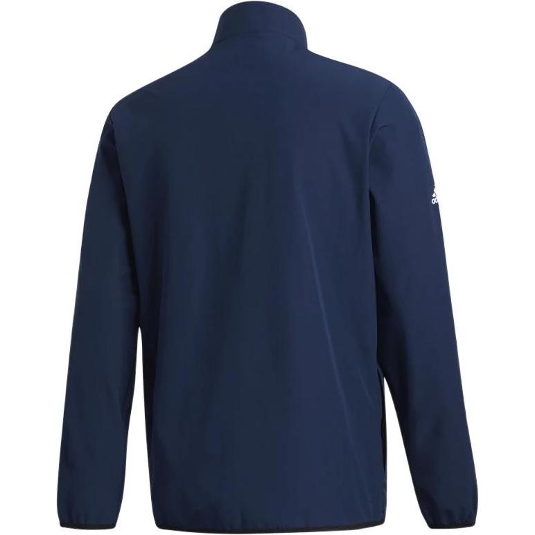 adidas Golf Core Solid Zip-Up Sports Collar Windbreaker Jacket Men Outerwear Blue GD0834