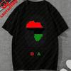 Juneteenth Its in My DNA Graphic TShirt African Map Fingerprint Black Pride Cotton Tops for Unisex Women Juneteenth Gift Apparel