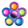 Trending Two-Color Rat Killer Fidget Spinner: Colorful Bubble Pop Finger Spinning Top