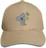 Koala Bear Baseball Hat Sandwich Cap Sun Hats Vintage Unisex Adjustable of Washable Trucker Caps