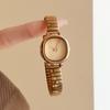 GEDI Elegant Watches for Woman Minimalist Light Blue Small Dial Quartz Ladies Watch Elastic Strap Silver Clock Girlfriend Gift